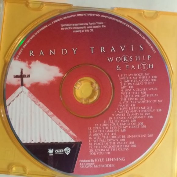CD Randy Travis Worship & Faith 20  Songs With Booklet 2003 New In Case - Picture 4 of 5